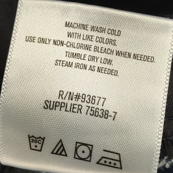 Liz Claiborne City Women's Cotton Blend Straight Leg Blue Jeans Size 12 - Picture 11 of 11